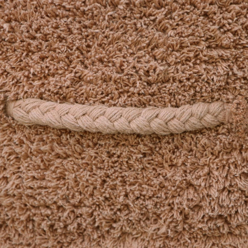 MUSHROOMS HUNTS - Pouf Chill Châtaigne en coton