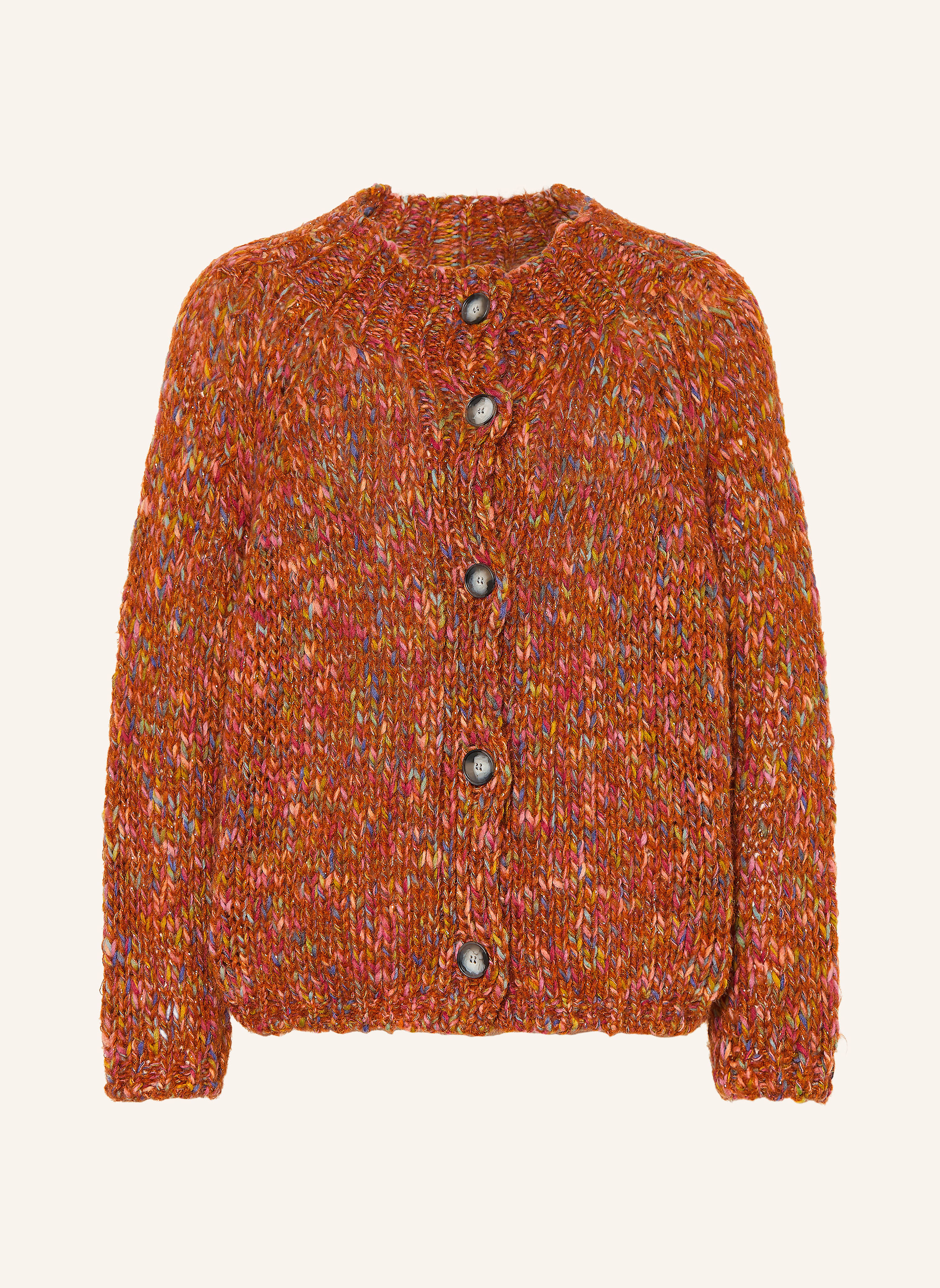 Rich & Royal Strickjacke mit Glitzergarn