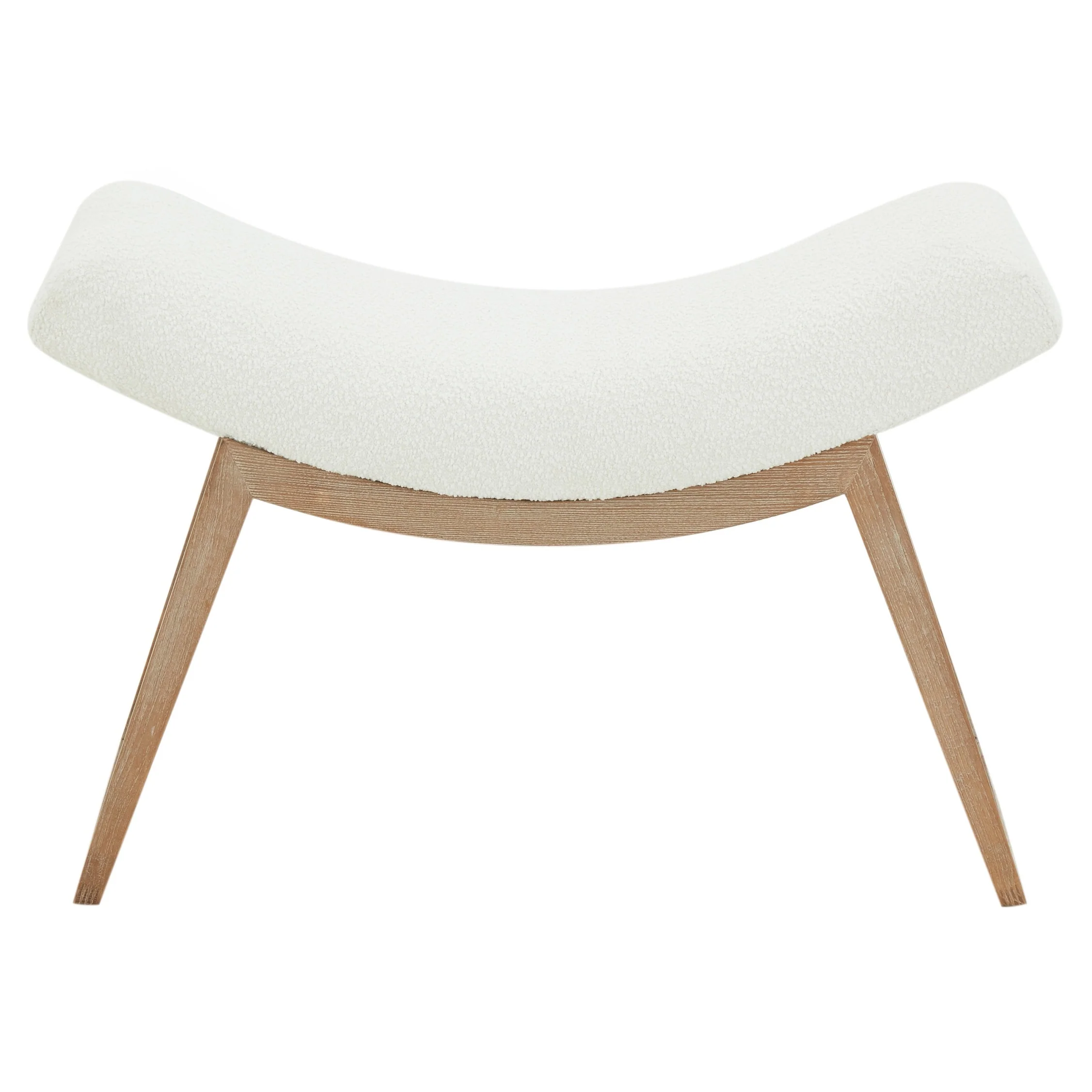 SAFAVIEH Couture Effie Boucle Ottoman - 30W x 17D x 20H