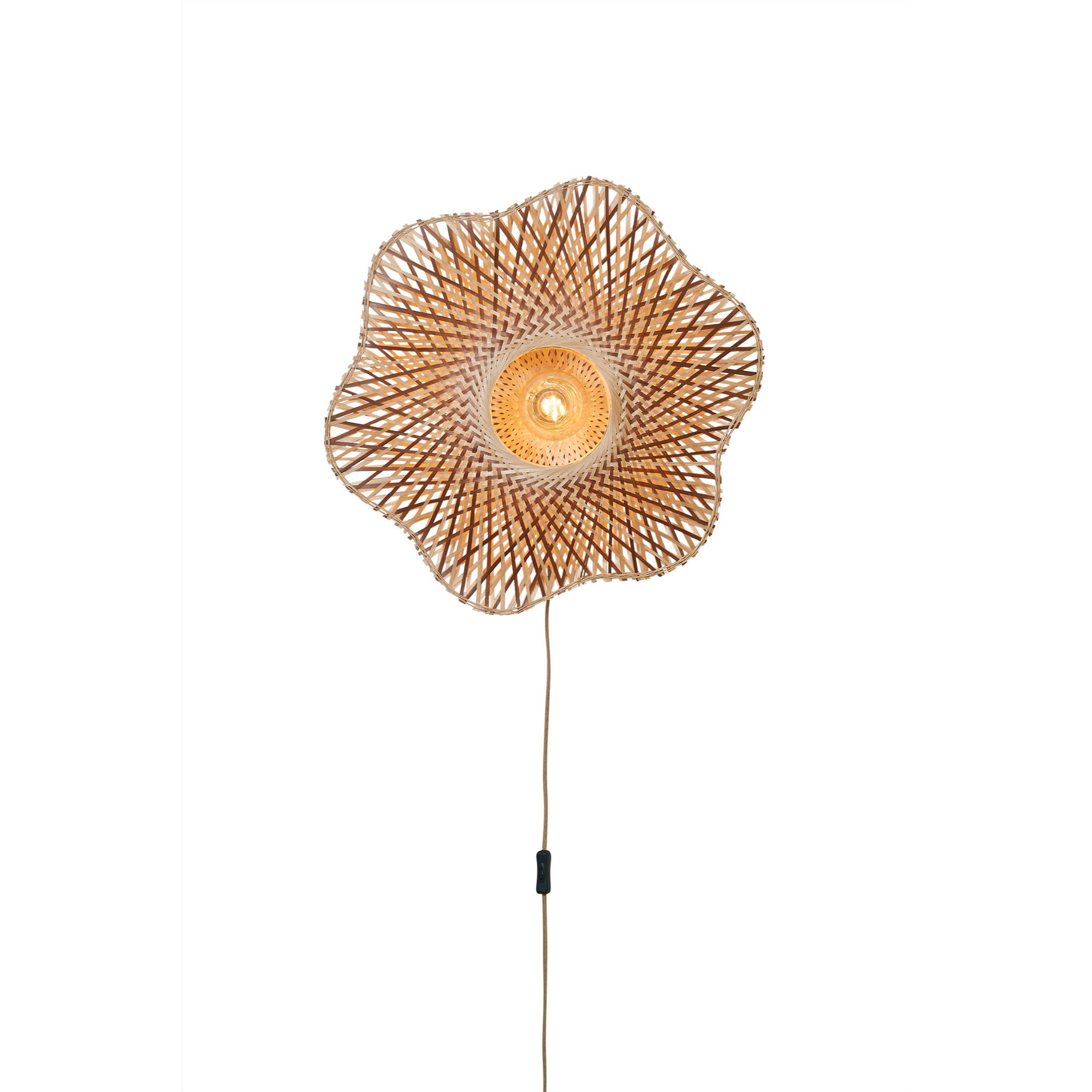GOOD&MOJO wandlamp MADURA - bruin - Ø60cm