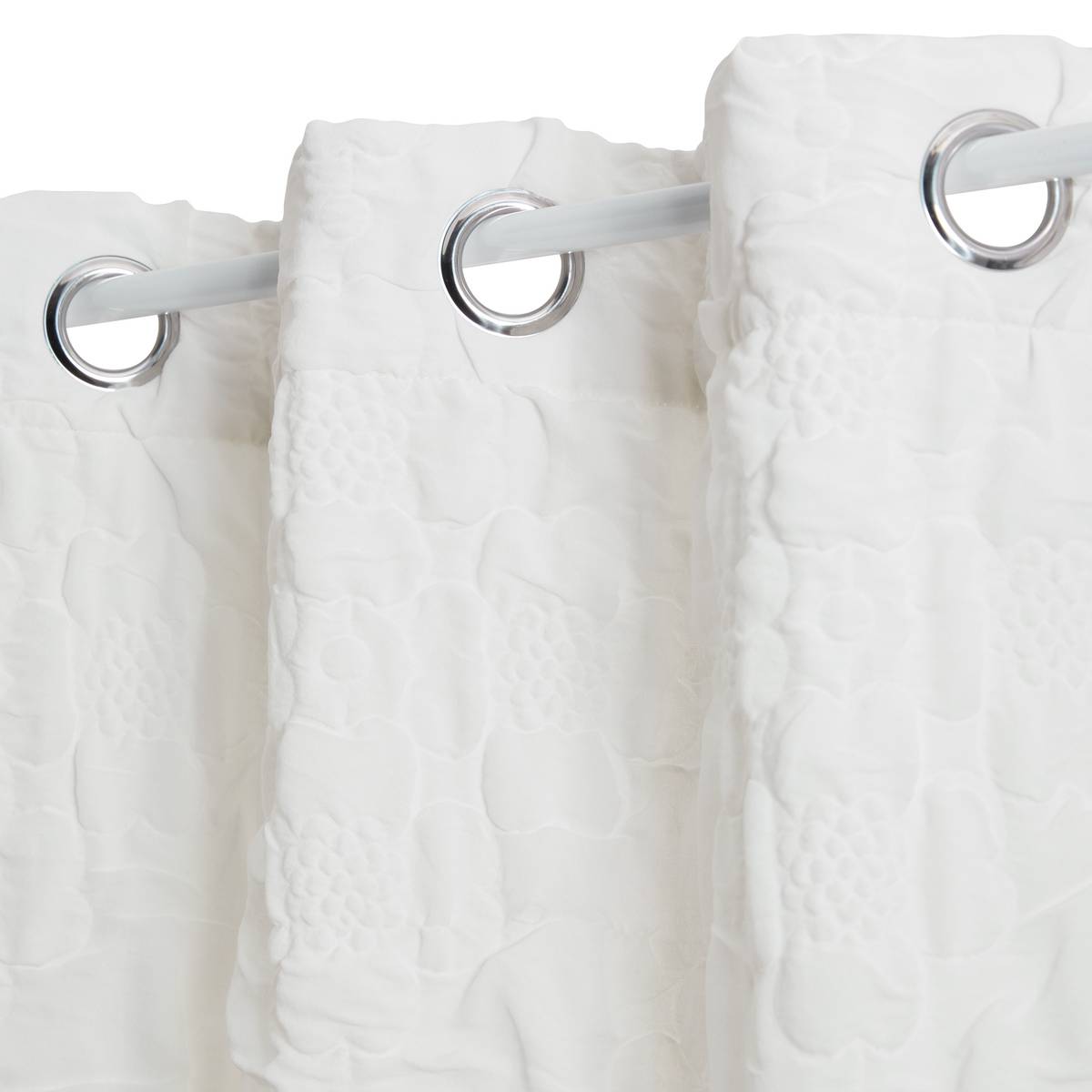 Curtain "Iris" White, 260x135 cm