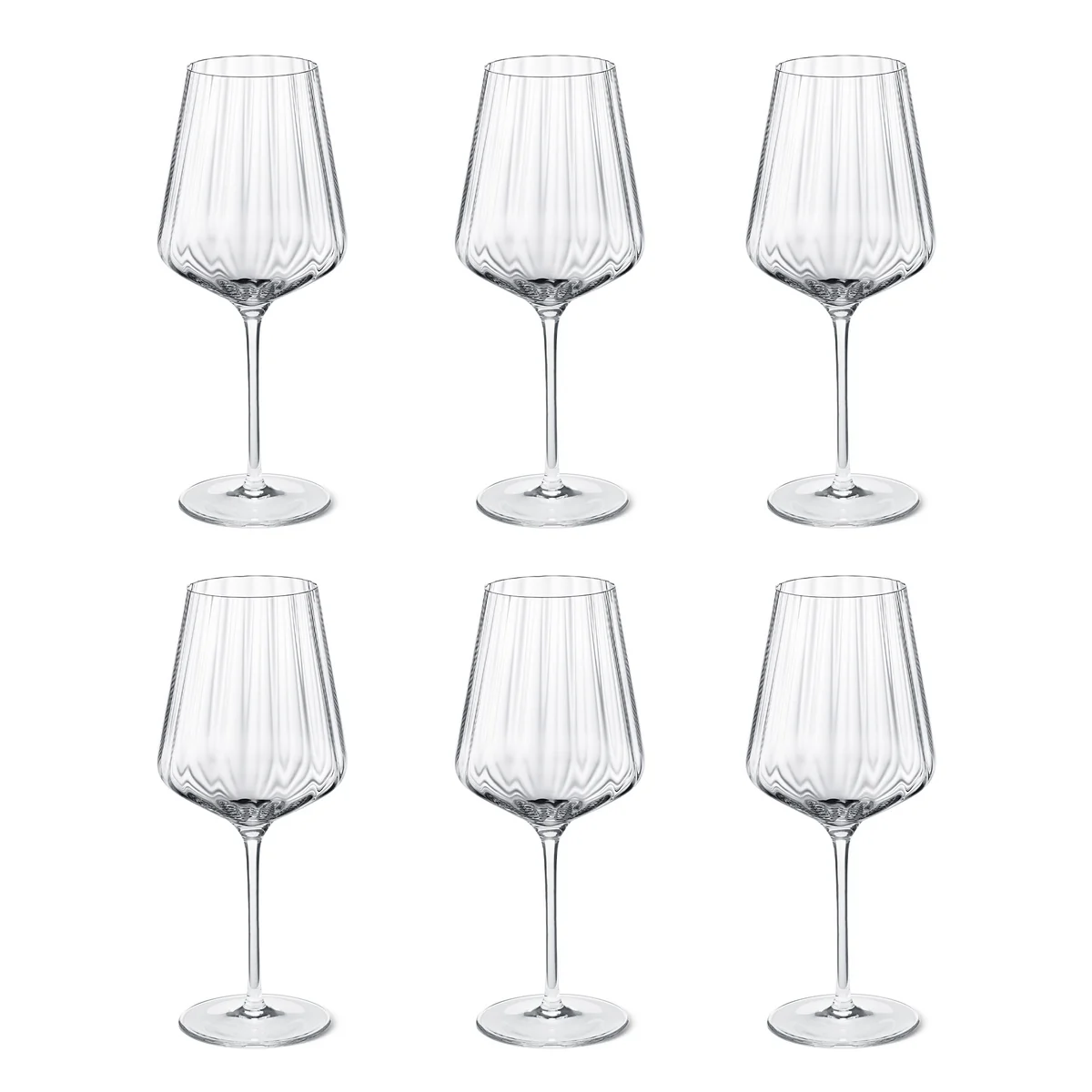 Georg Jensen - Bernadotte Weißwein Glas, 430 ml (6er-Set)
