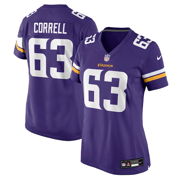 Zeke Correll Minnesota Vikings Nike Women's Team Game Jersey -  Purple