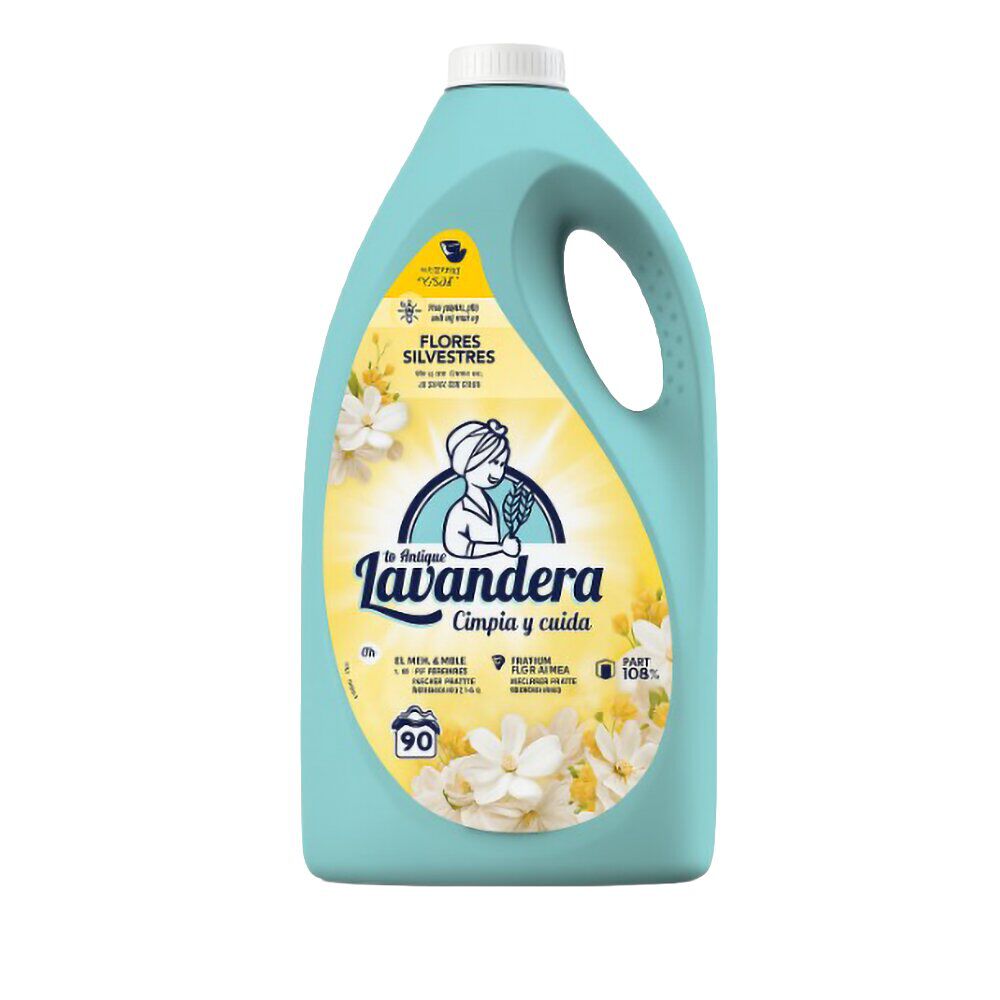 Lessive liquide Lavandera 90 lavages 4,5L