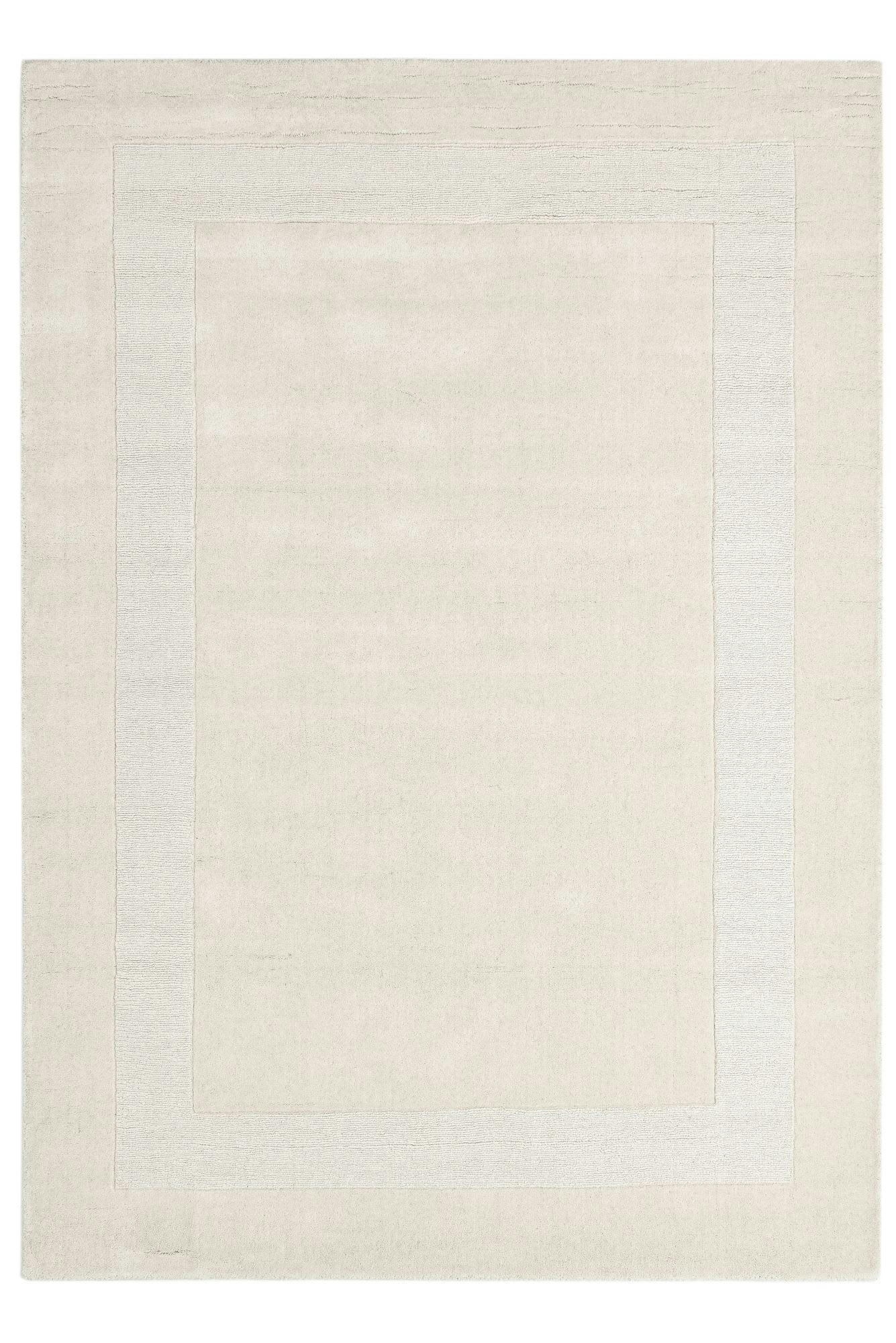 USEDOM - Tapis tufté main en laine naturelle Beige 120x180 cm