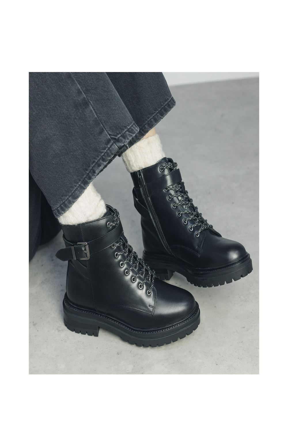 Moda In Pelle Omola' Leather Ankle Boots