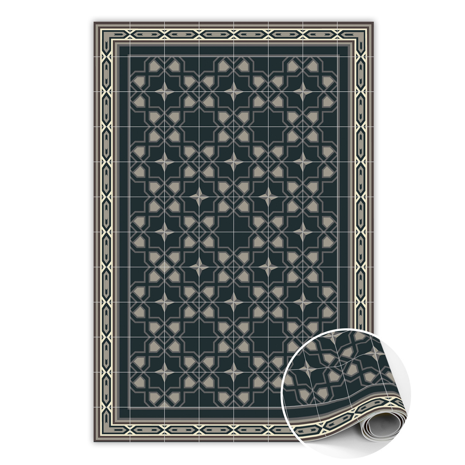Dywan winylowy do domu Gwiazdy geometryczne 60 x 90 cm