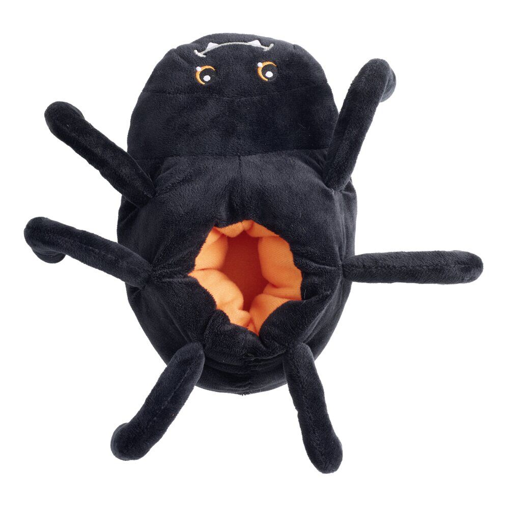 Chaussons femme et enfant araignée noire Halloween T34 à 41