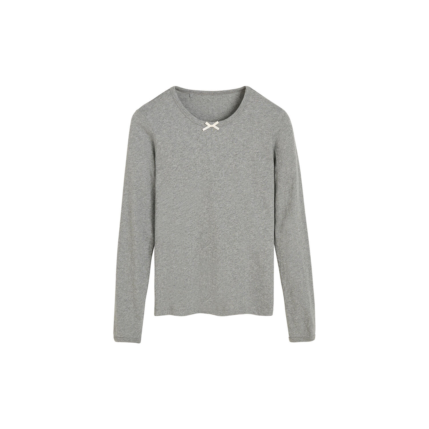 Messhu Long Sleeve Melange, grey melange