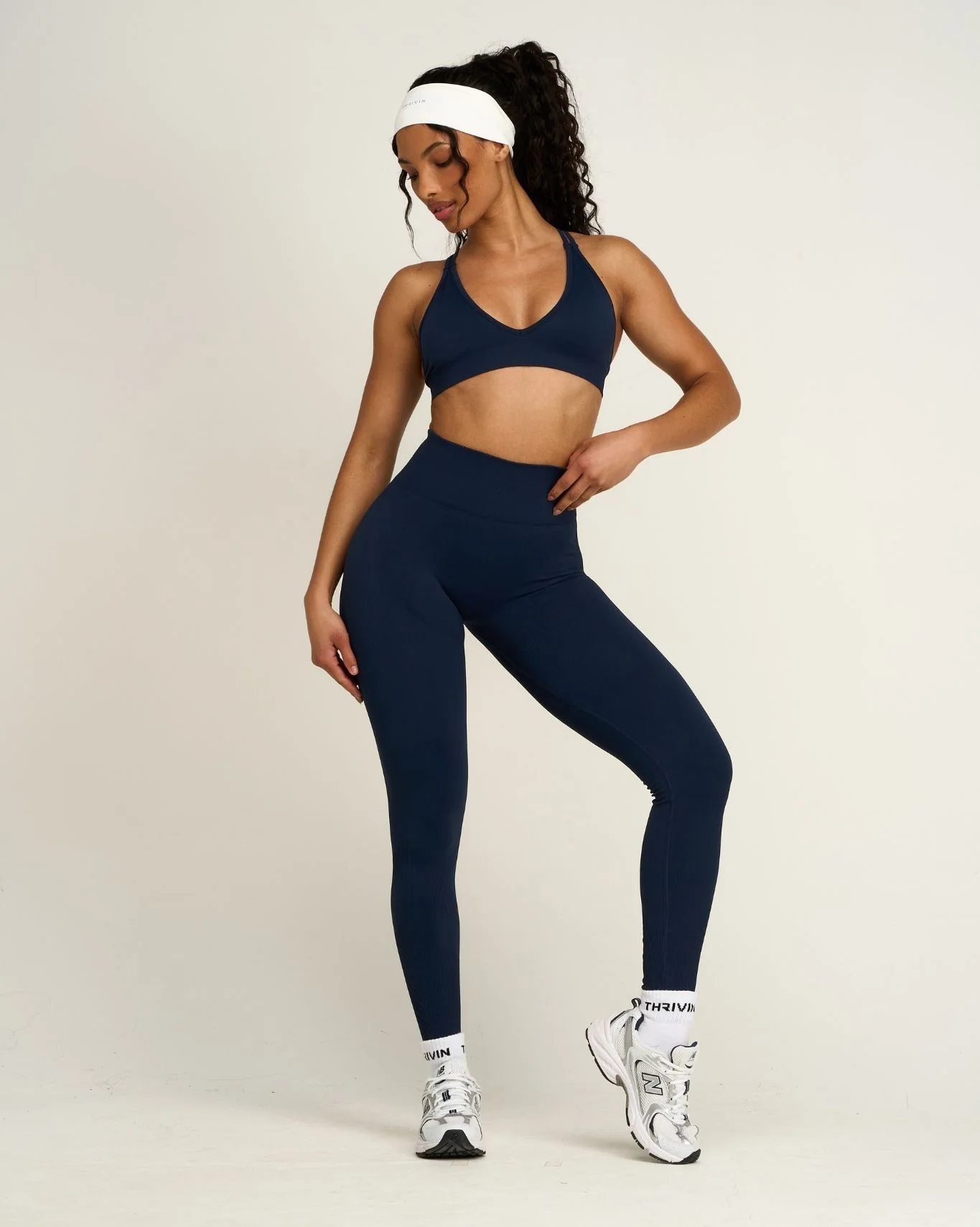 Elevate™ Sculpting High Waist Scrunch Leggings | Midnight Navy