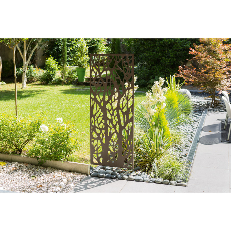 Panneau de décoration Arbre brun 0,6 x 1,5 m NORTENE