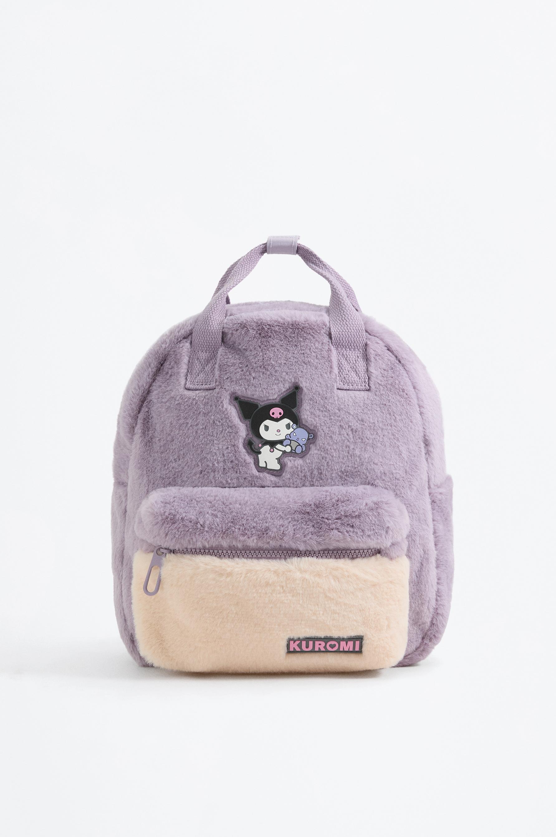 Mochila efecto pelo Kuromi Hello Kitty ©SANRIO