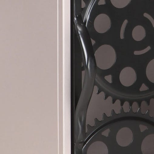 NNEVL Bedside Cabinet 40x30x50 cm Rough Mango Wood