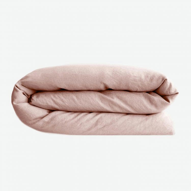 PALACE - Housse de couette en Coton Rose 240x220 cm