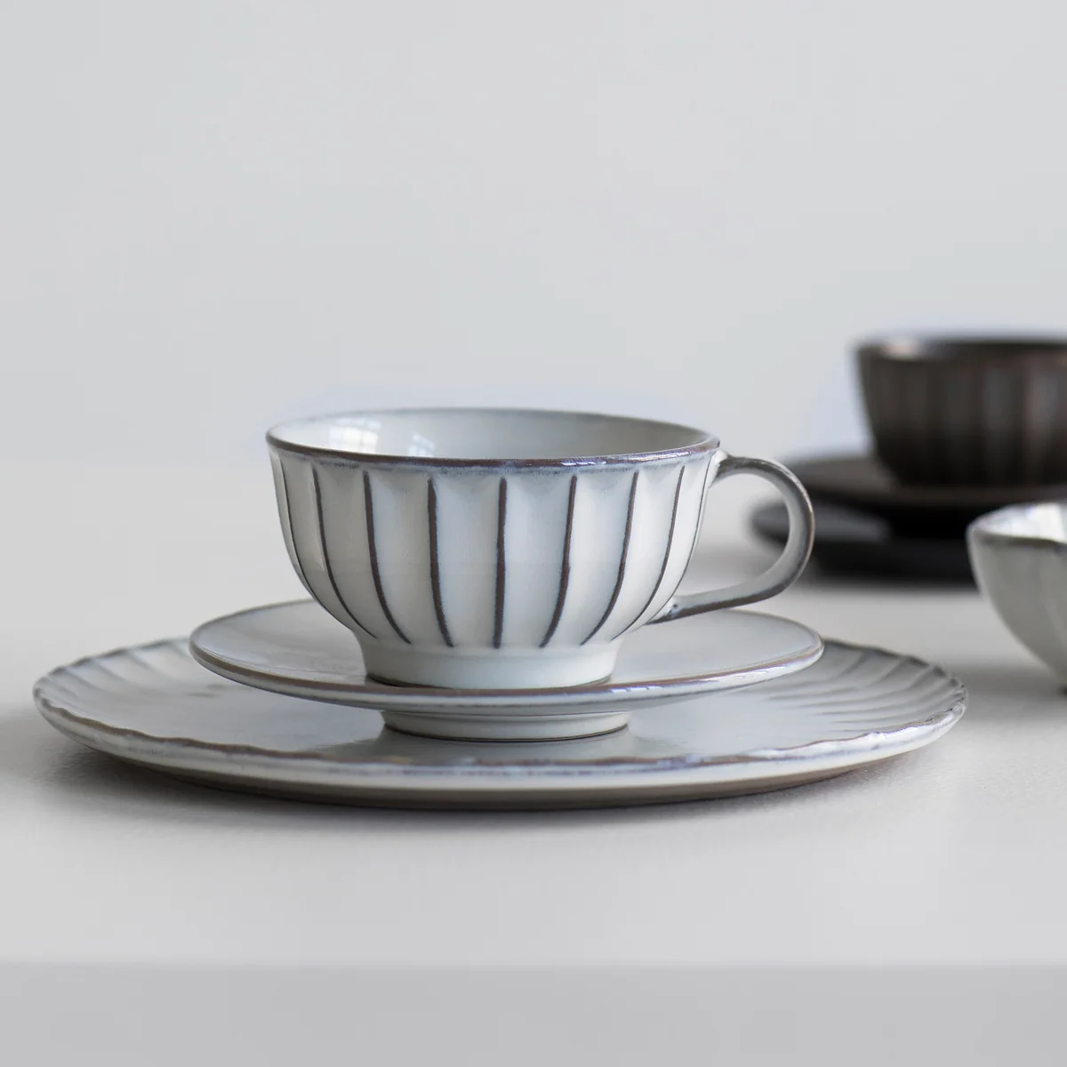 Serax - Inku Untertasse, Ø 14 cm, weiß (4er-Set)
