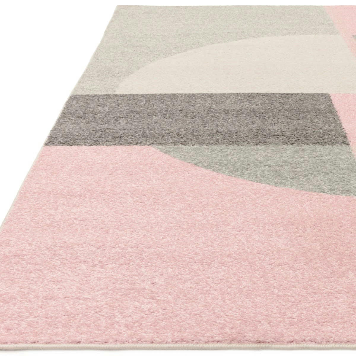 BIBO - Tapis en Polypropylène Rose 120x170 cm