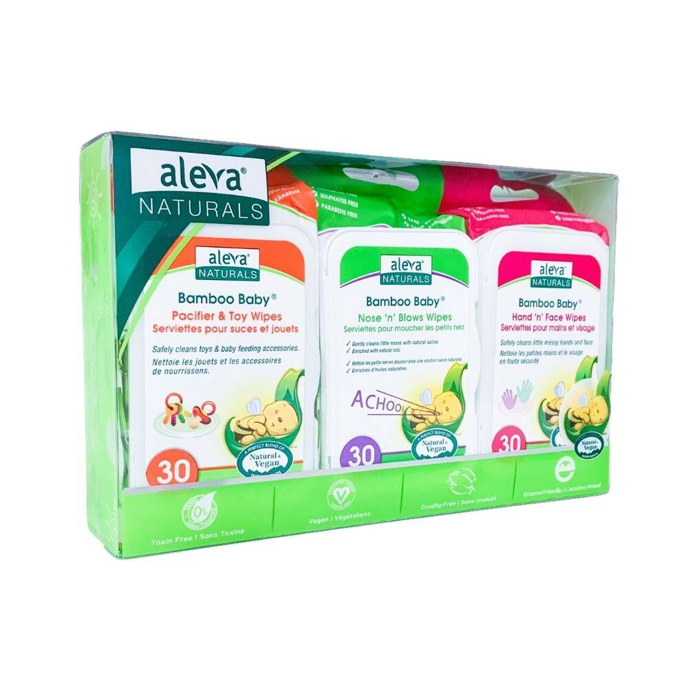 Aleva Naturals® Bamboo Baby® Specialty Wipes Pack