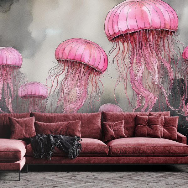 Feeby Fototapeta Abstrakcja meduzy morskiej