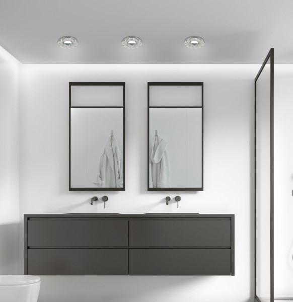 Oprawa wpuszczana okrągła chromowana 8,5cm1xMR16x50W IP20 Candellux