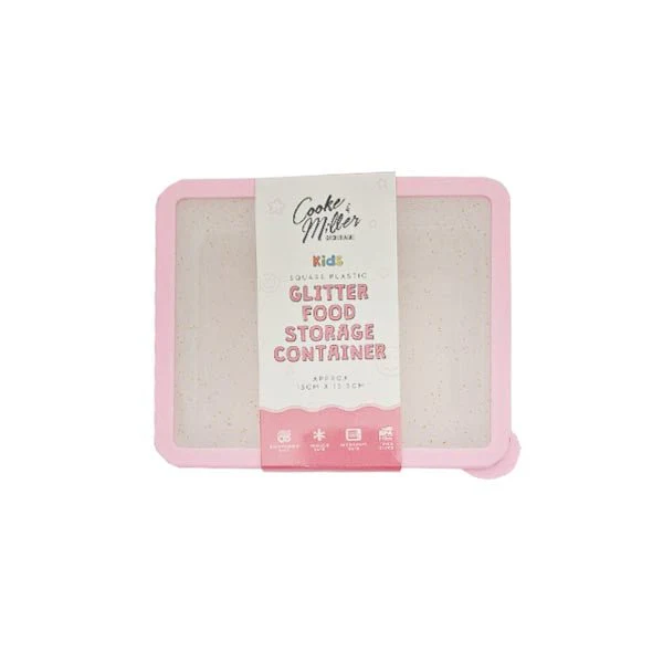 C&m Kids Glitter Food Storage Container