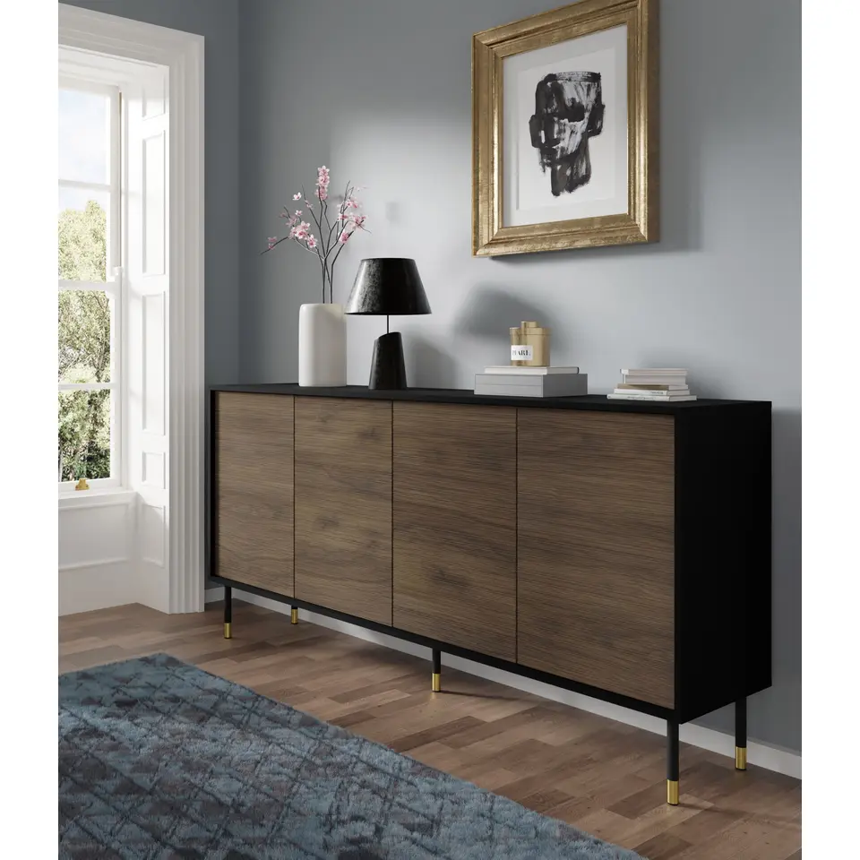 SHERWOOD dressoir 4D 180 cm catania eiken