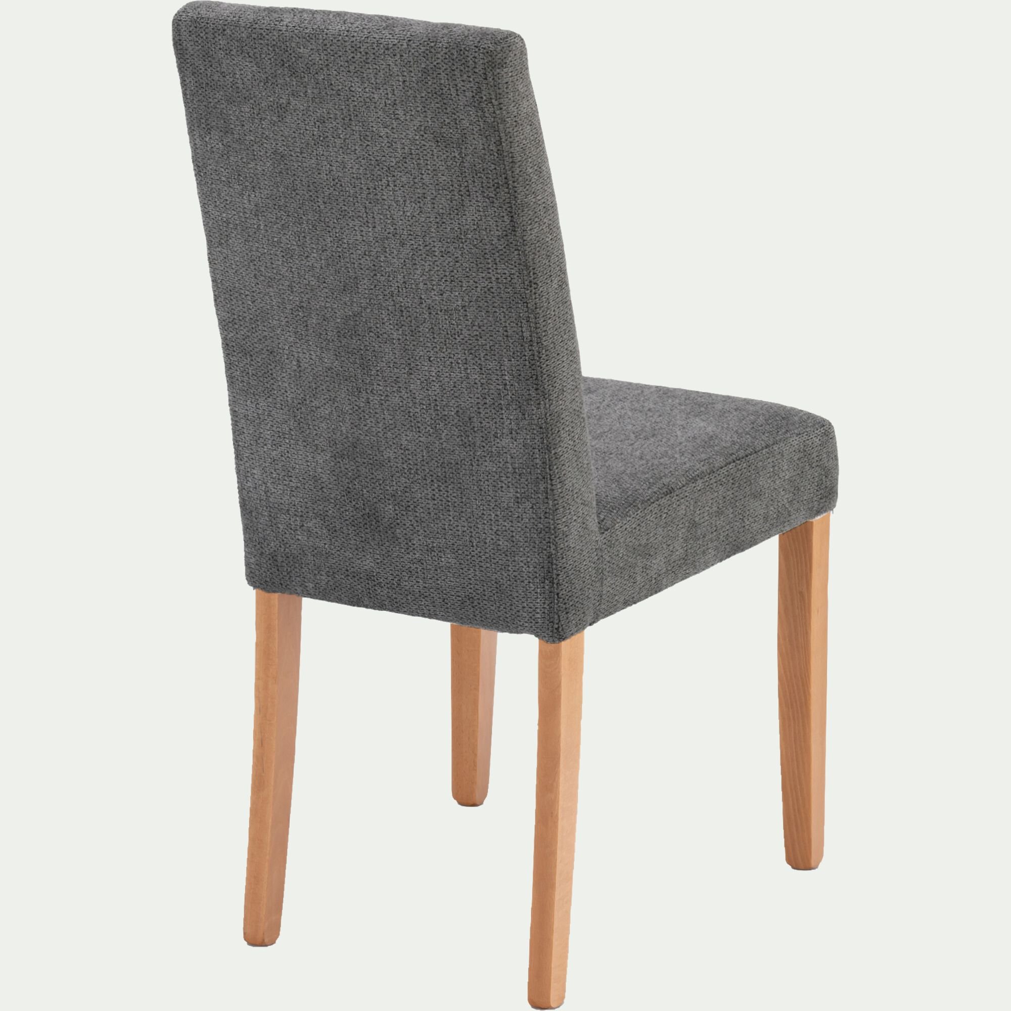 LUKAVAC - Chaise en tissu sans accoudoirs - gris