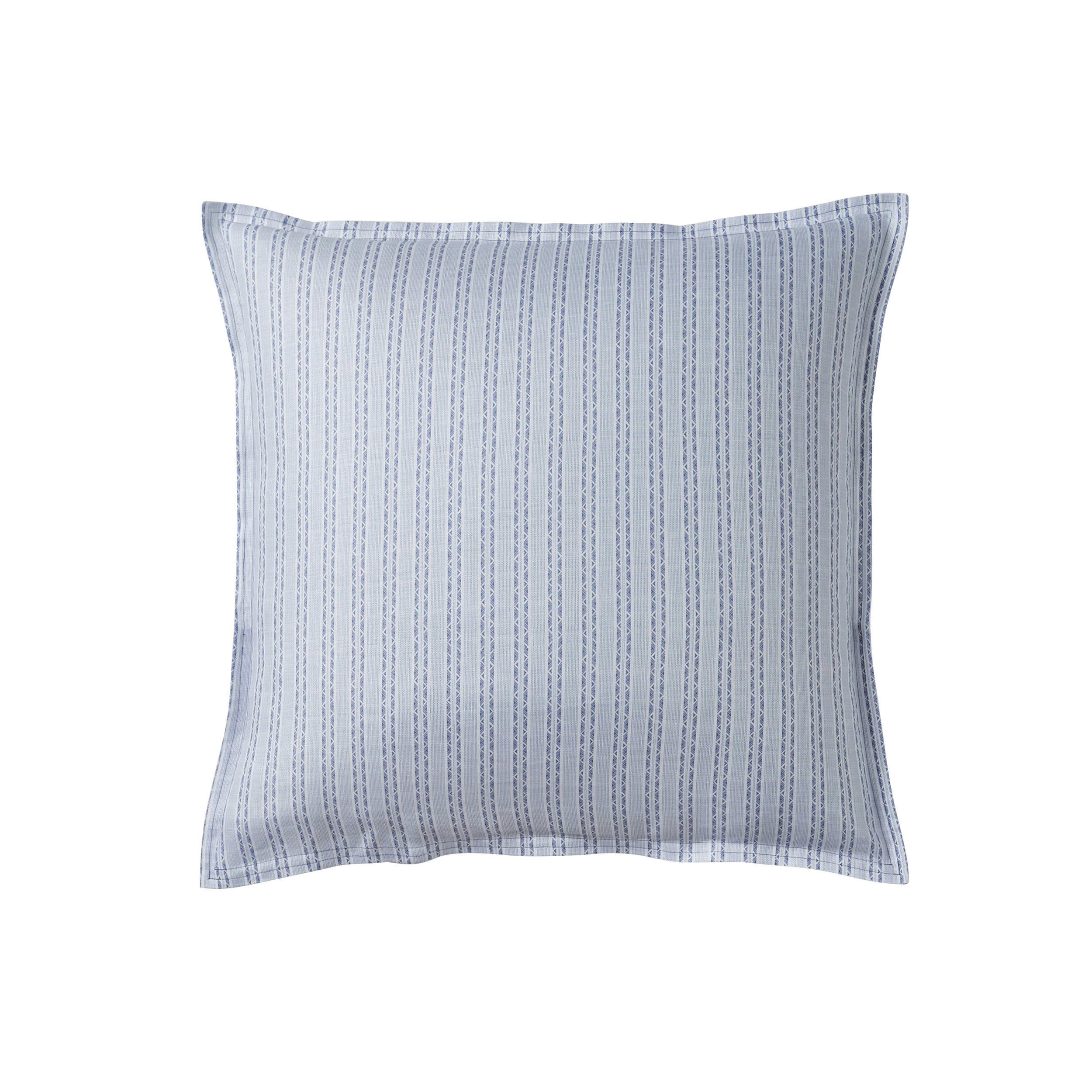 ULYSSE - Taie d'oreiller en lin bleu denim 65x65