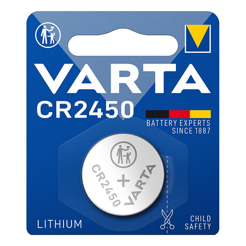KNAPCELLEBATTERI VARTA CR2450 3V