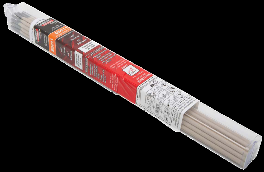 Lincoln Electric E6011 Welding Rod, 1/8-in