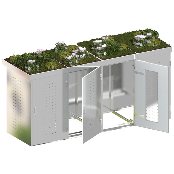 Mülltonnenbox »BINTO«, 282 x 129 x 90 cm (BxHxT), 3.274,02 Liter