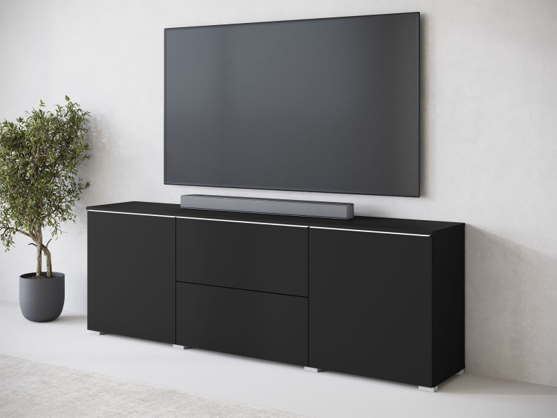 Szafka RTV Vera 180 z białym oświelteniem LED