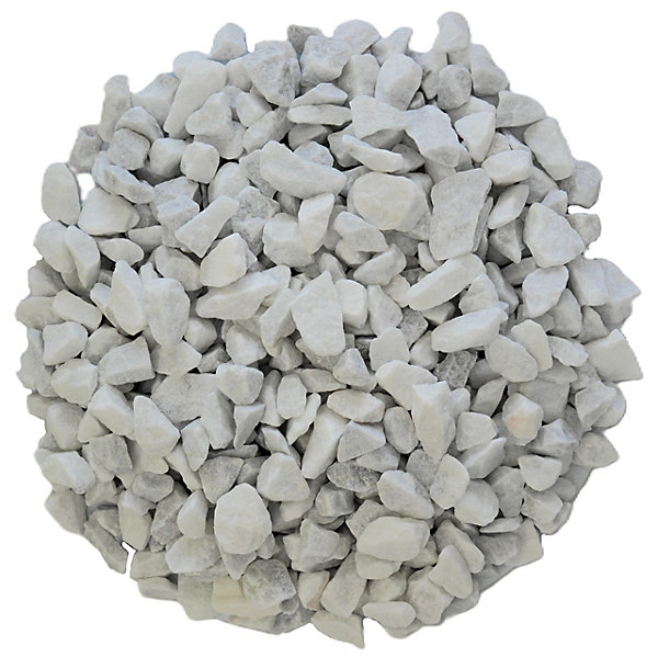 Gravillon blanc marbre 8/12 en berlingot de 1kg