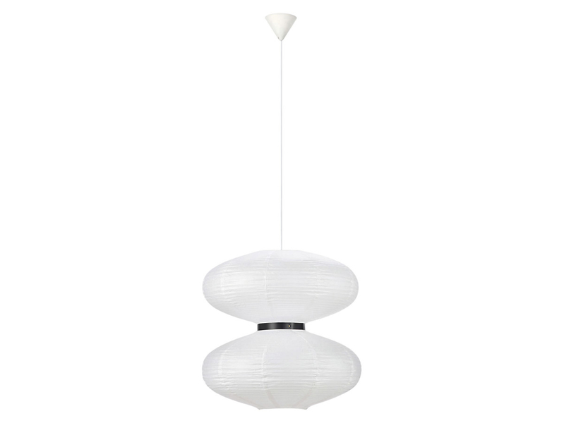 Lampa wisząca Dual 2-punktowa metalowa biała