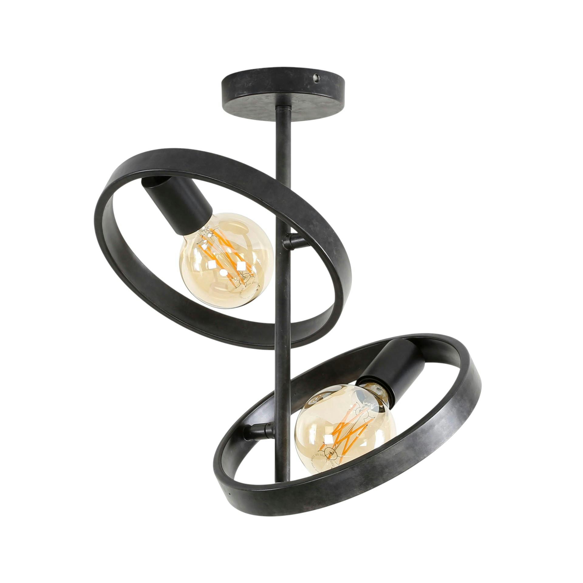 Plafonnier design 2 anneaux RALF
