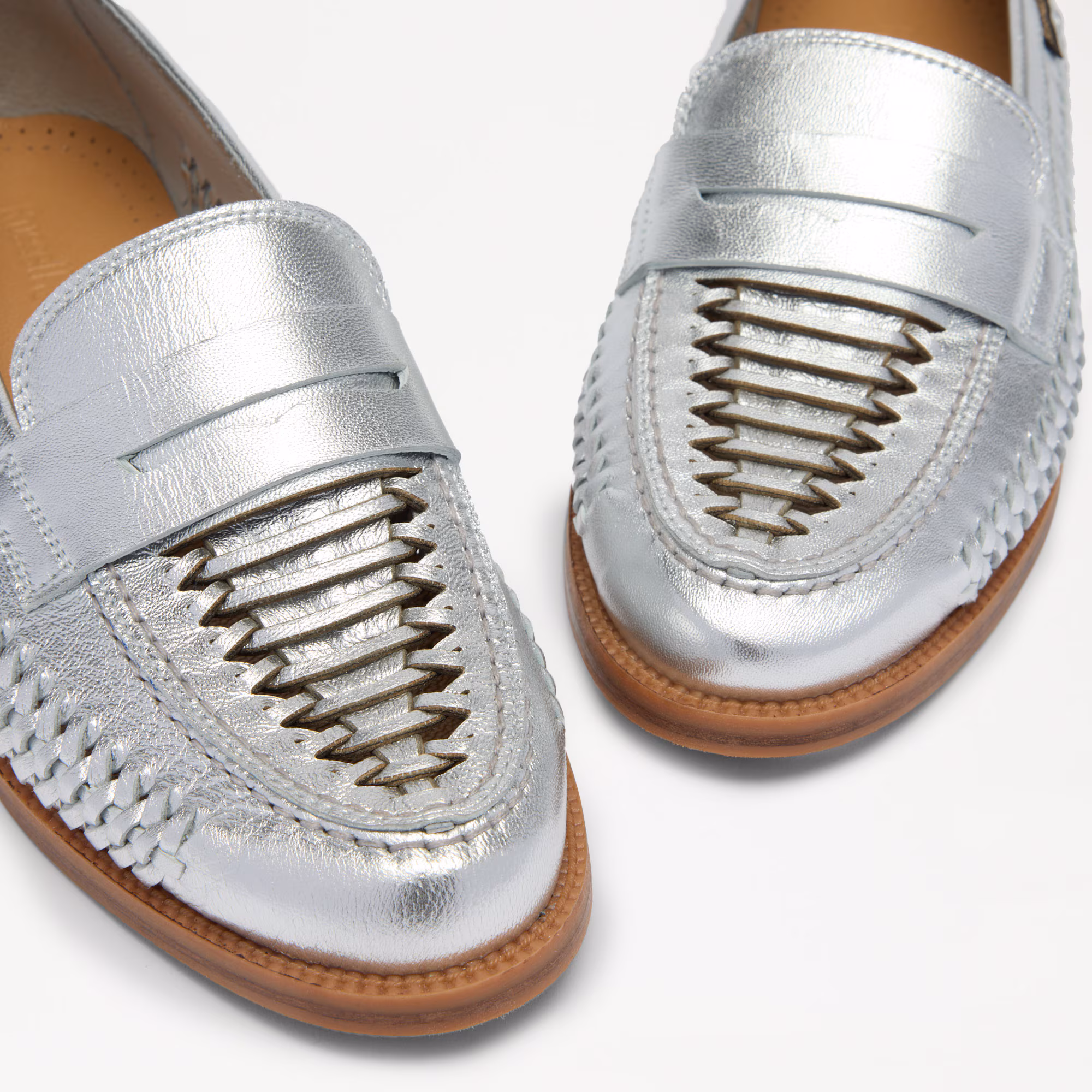 Larton<br>Woven Saddle Loafer
