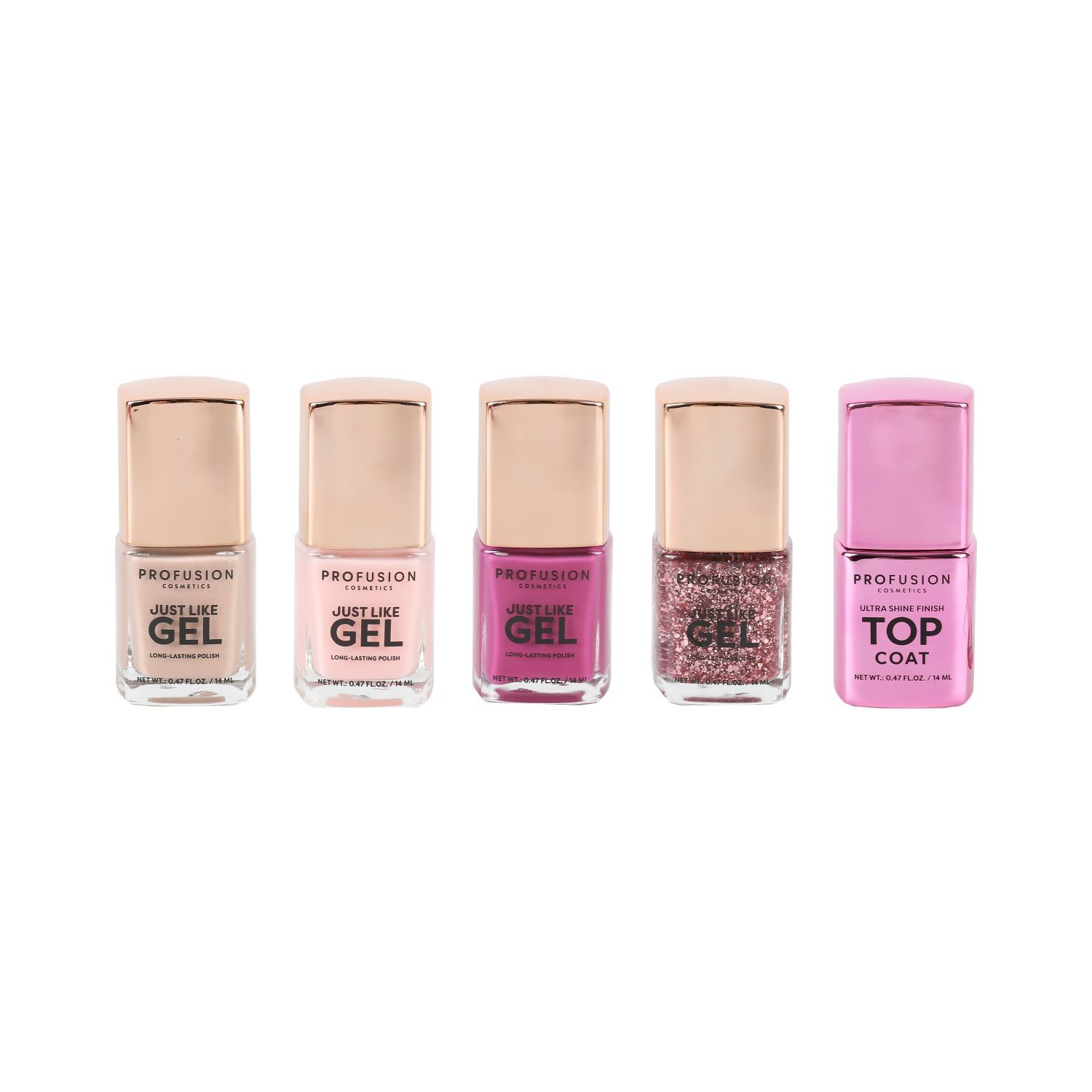 Profusion Cosmetics Shining Star Nail Polish Set