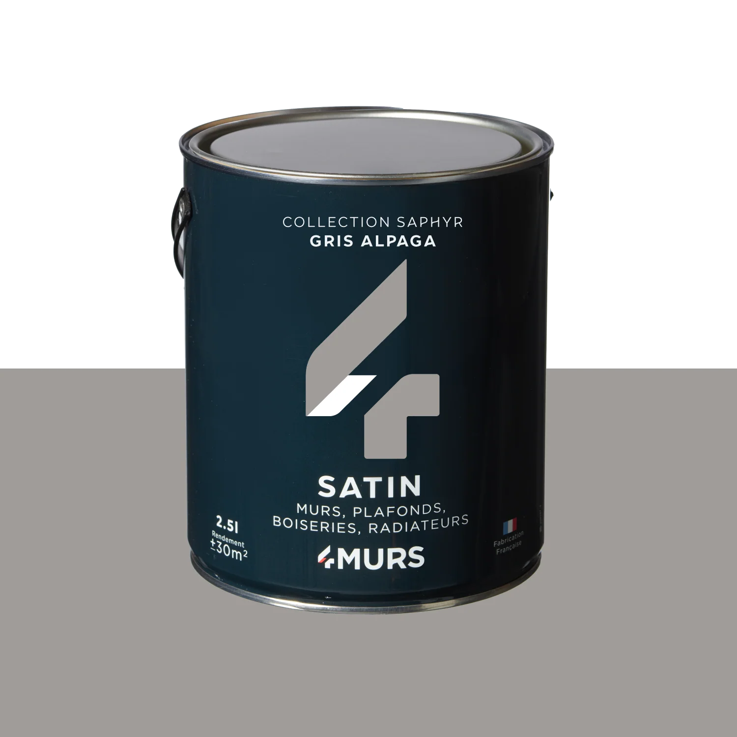 Saphyr Peinture Multi-supports Peinture gris alpaga Satiné