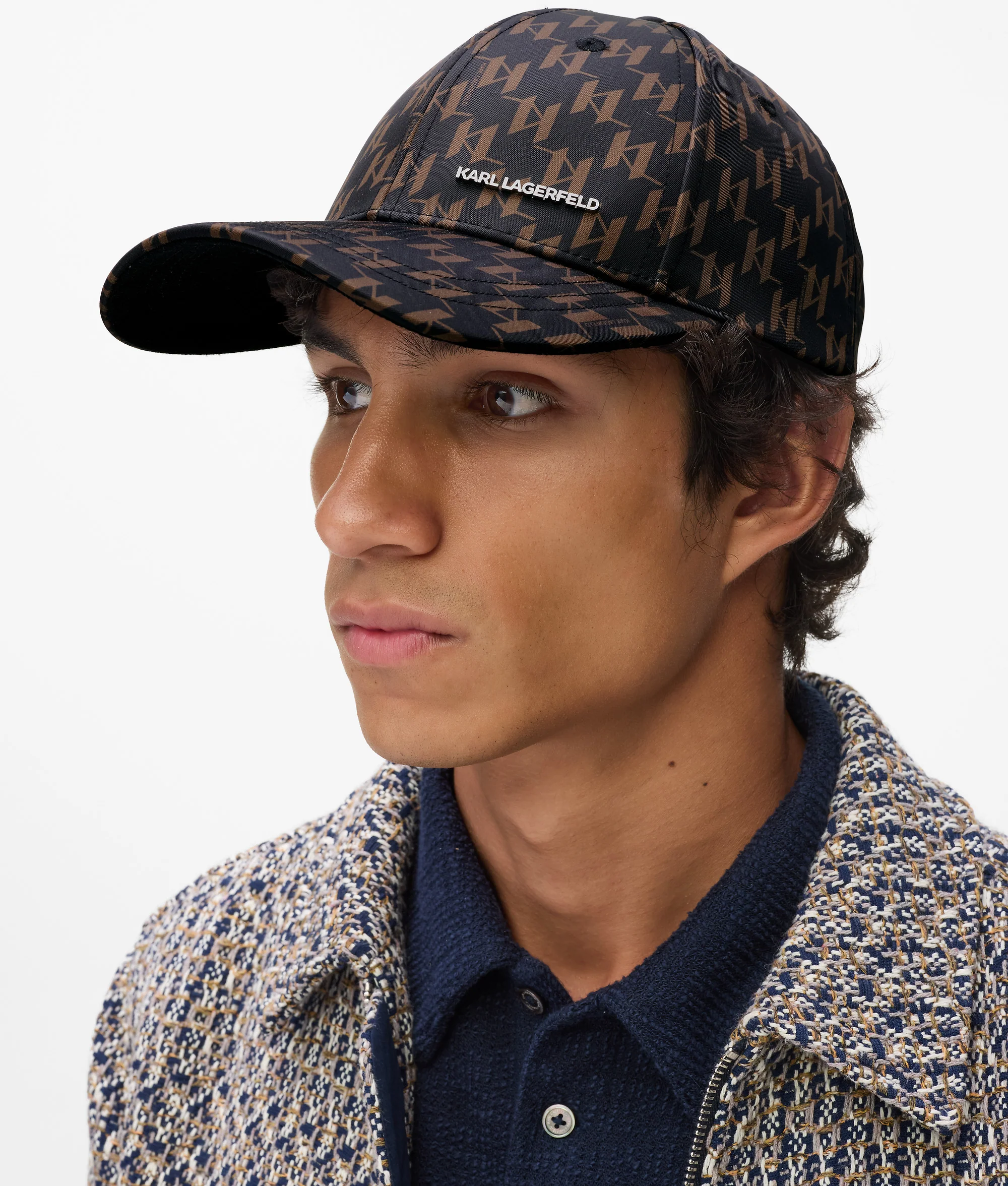 Casquette avec imprimé K/Monogram intégral