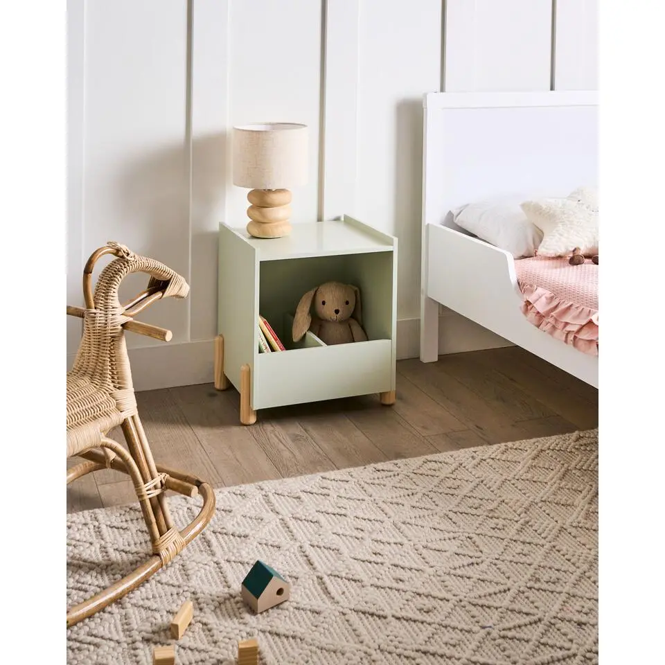 QUILPIE - Nachtkastje - Lichtgroen - MDF
