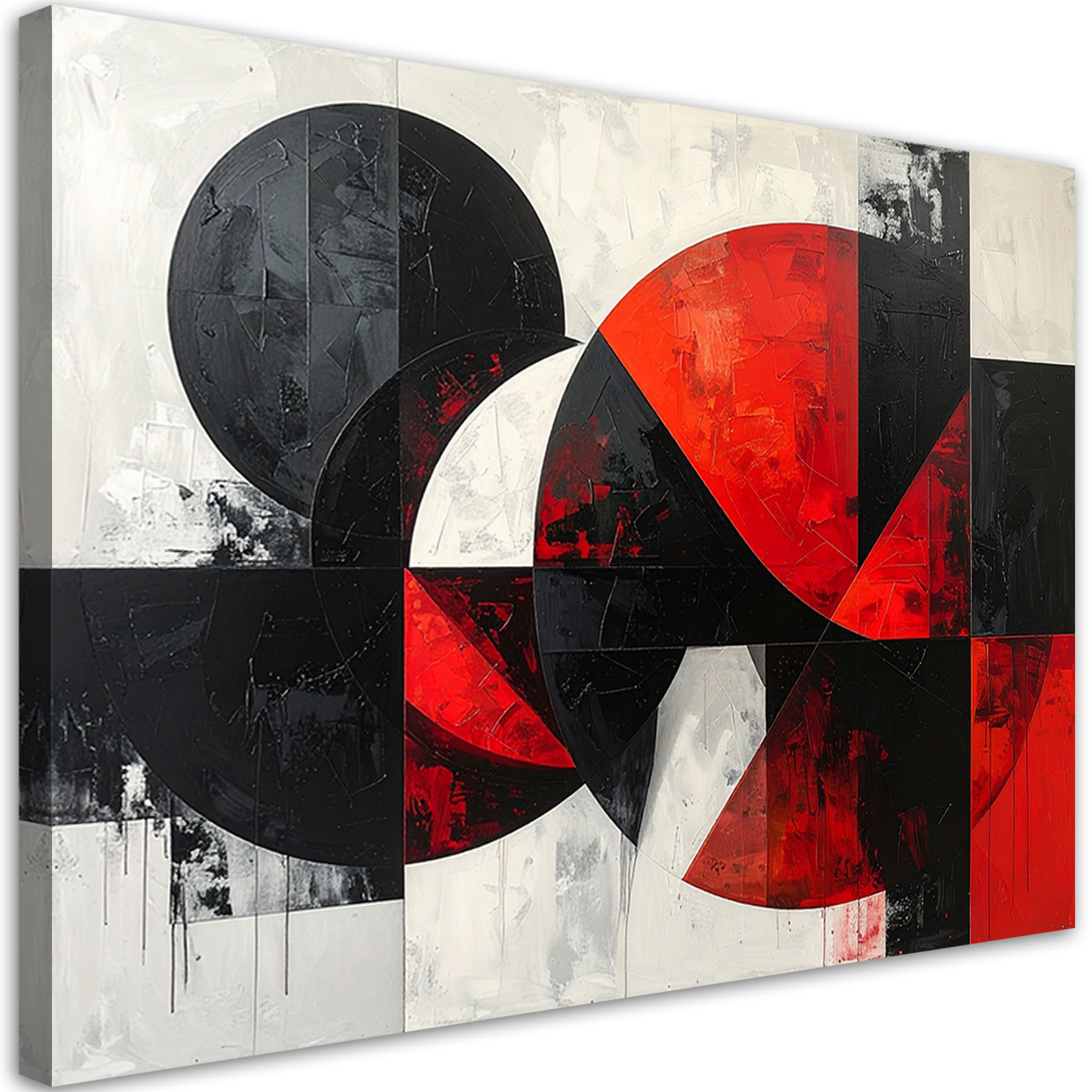 Obraz do salonu sypialni biura, Abstrakcja koła geometryczne 30x20