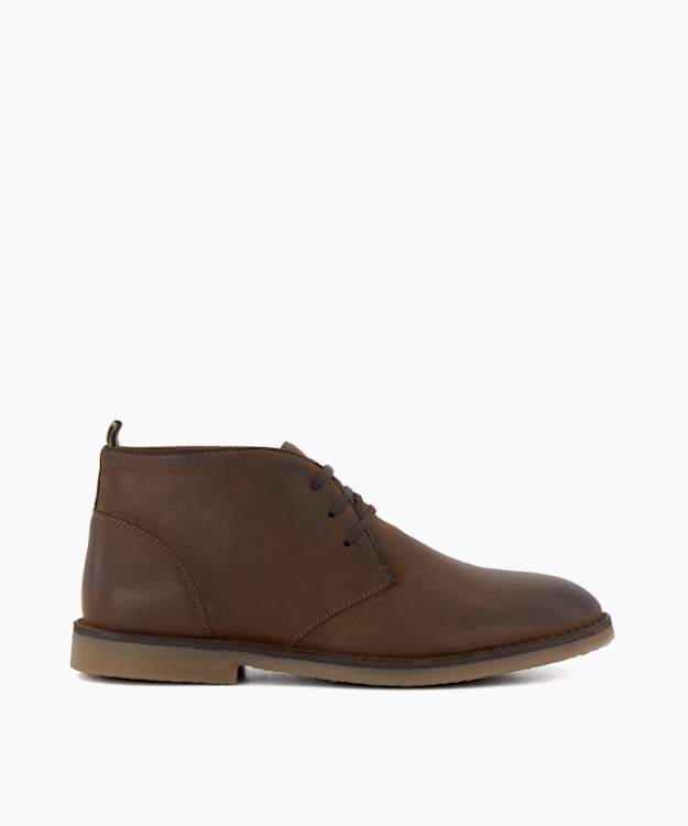 Cashed Brown - Suede Lace-Up Chukka Boots