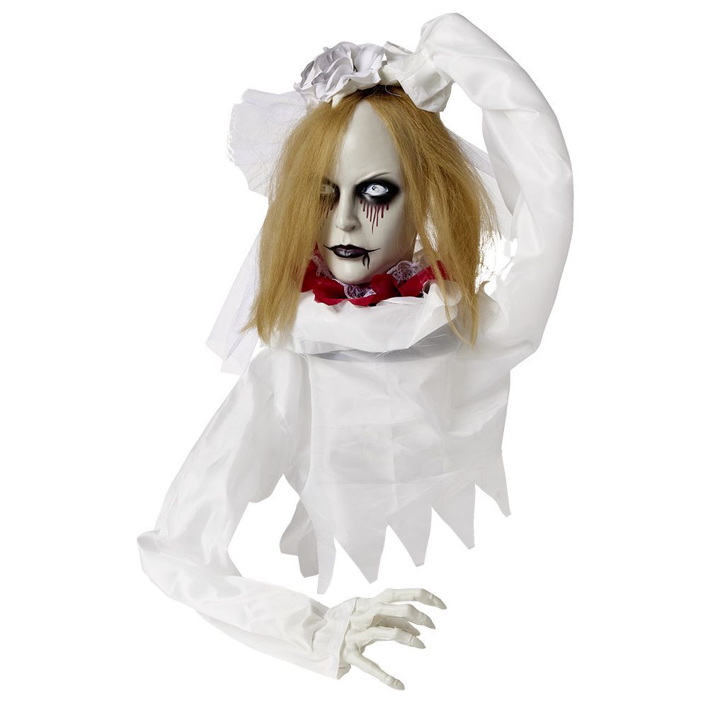 Mariée animé dame blanche Halloween à poser