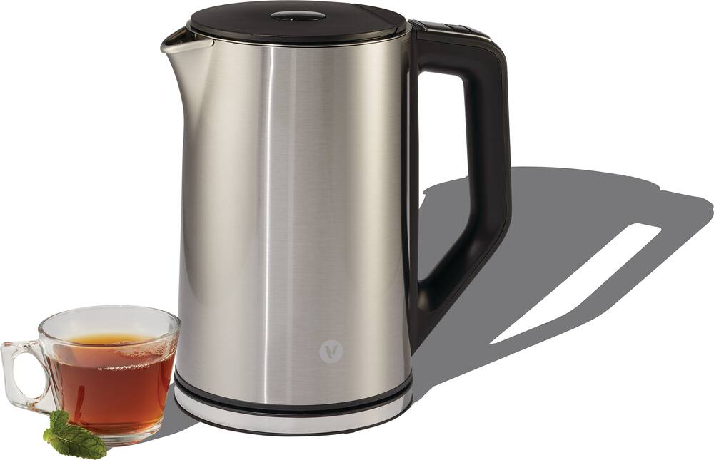 Vida by PADERNO Cordless Temperature Control Electric Kettle w/ Auto Shut-Off, Stainless Steel, 1.5-L