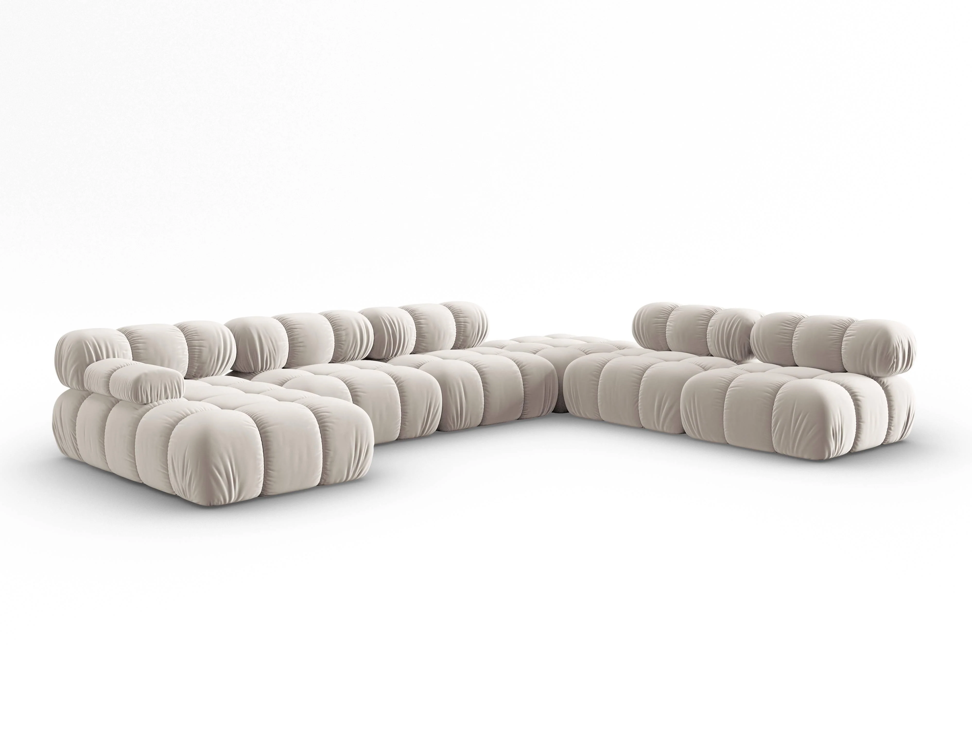 Modulaire-U-bank Tropea rechts velvet