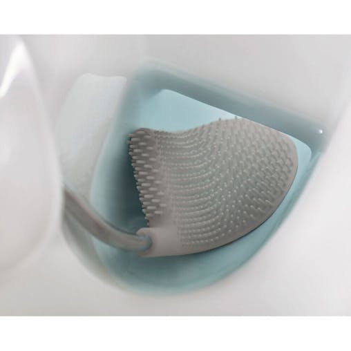 Joseph Joseph Flex Toilet Brush With Slim Holder Steel | Set of 2