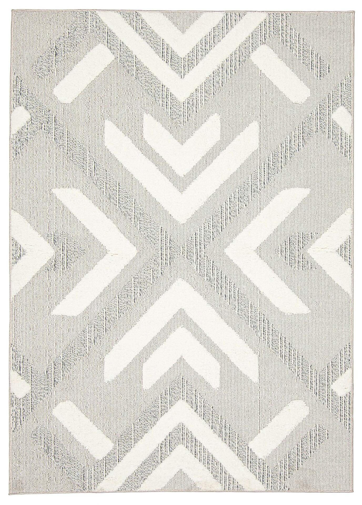 Frisco Rectangular Texturized Indoor Area Rug, Soft & Durable, Grey, 8-ft x 10-ft