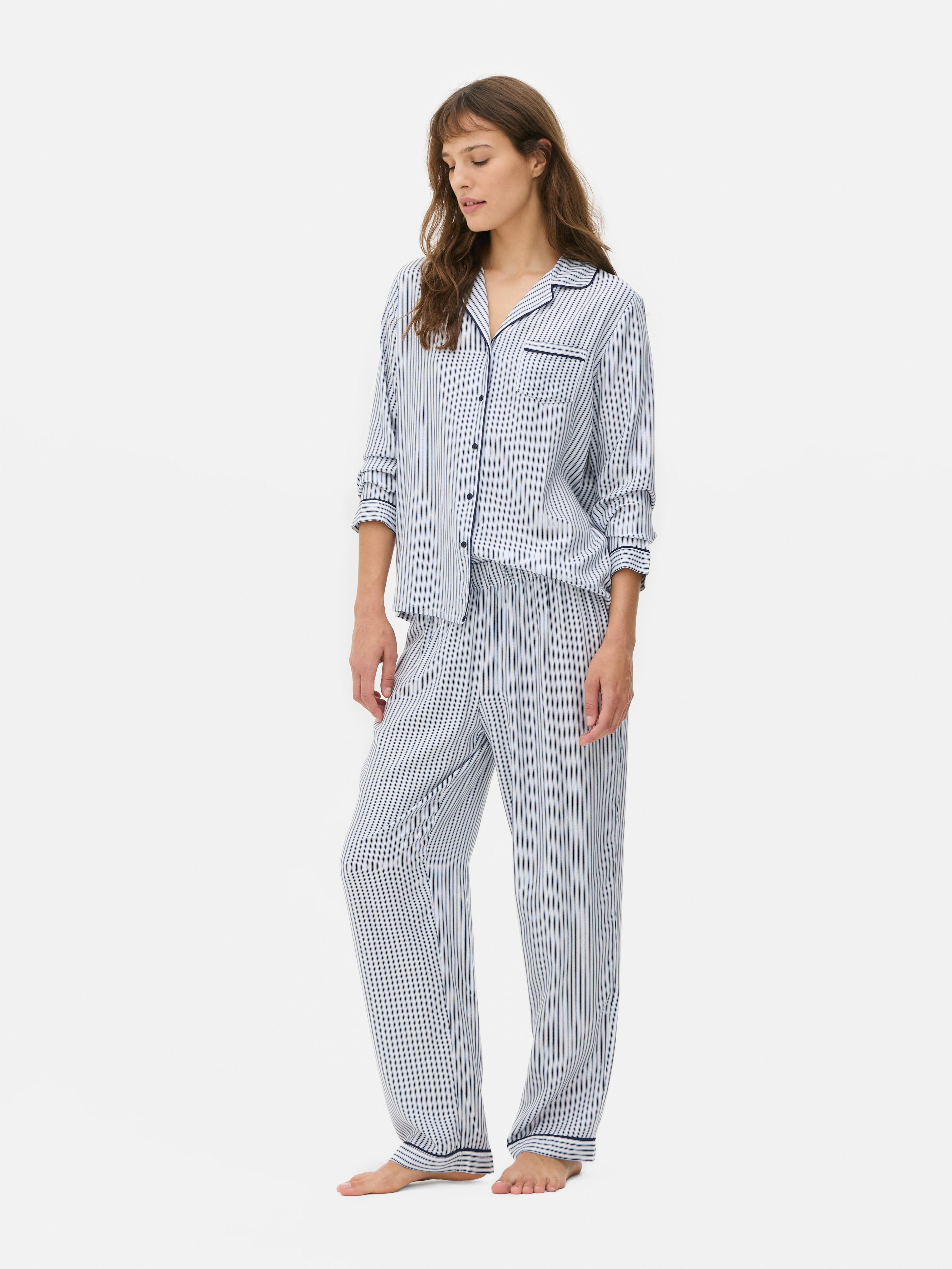Twill Boyfriend Pajama Set