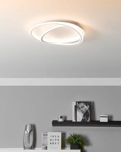 Lampa sufitowa LED okrągła biała
