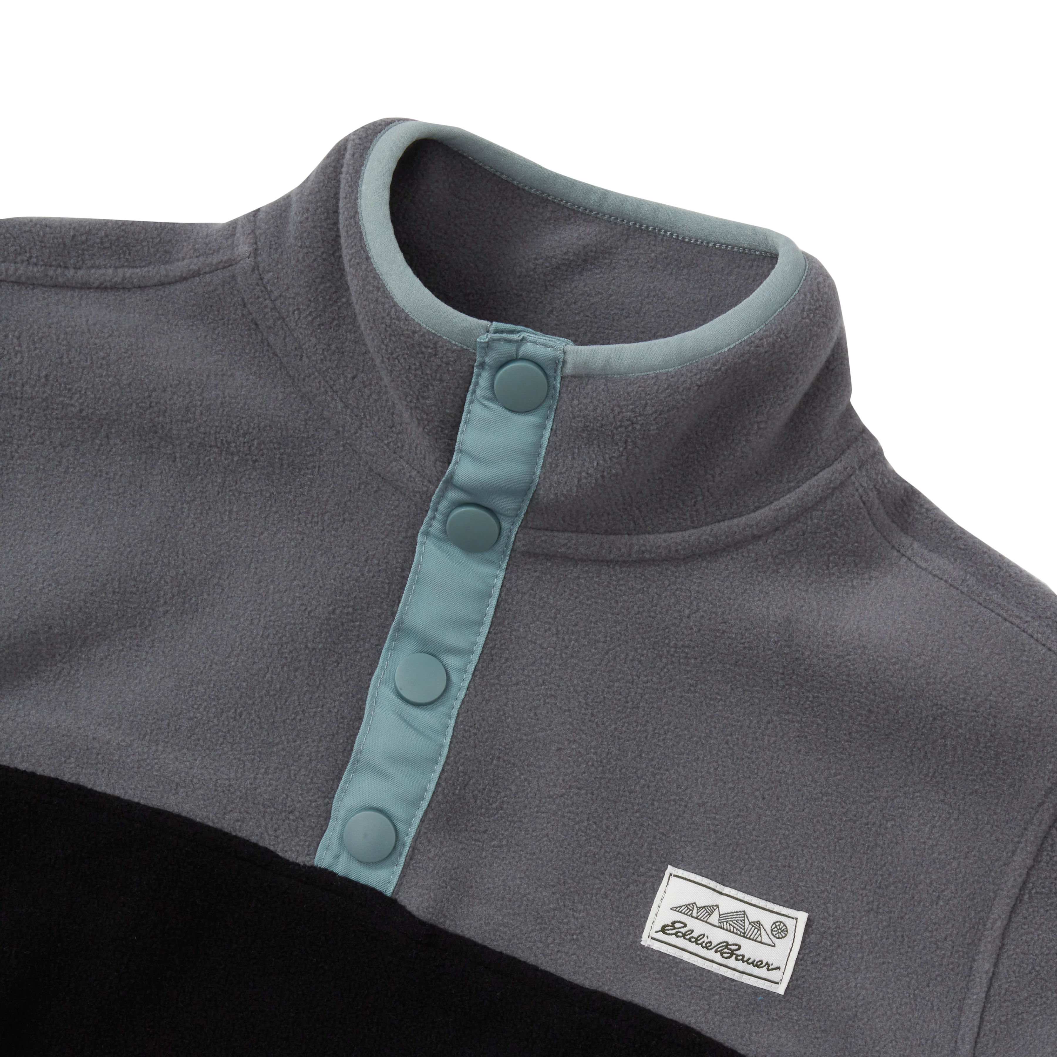 Boys' Quest Fleece Snap-Neck Pullover