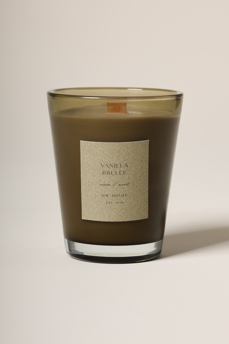 DW Home Vanilla Brulee Candle Jar 12oz